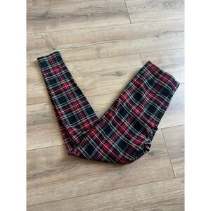 Zara Plaid High Rise Women's Leggings Size Small